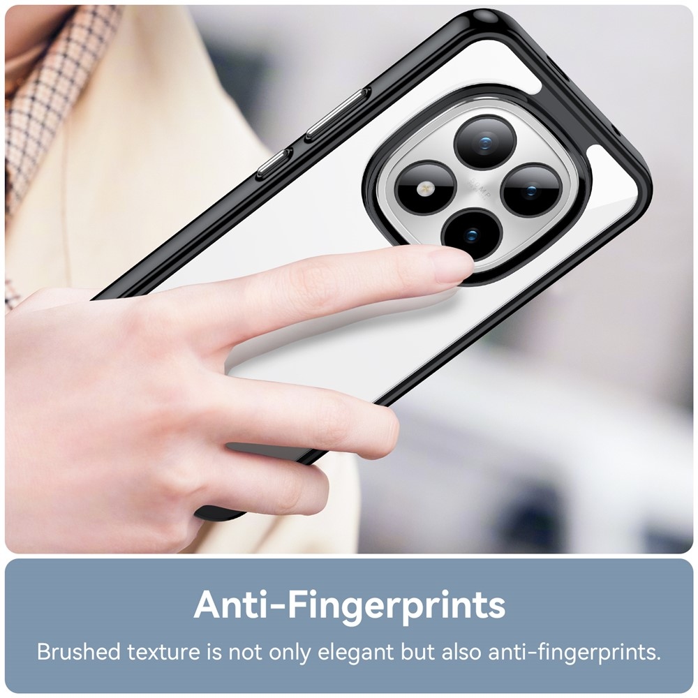 Gélový obal s pevným chrbtom na Xiaomi Redmi Note 15 Pro+ 5G - čierny