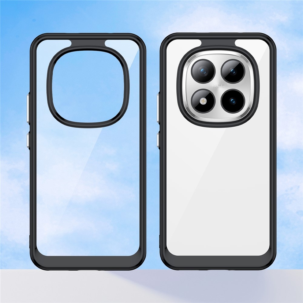 Gélový obal s pevným chrbtom na Xiaomi Redmi Note 15 Pro+ 5G - čierny