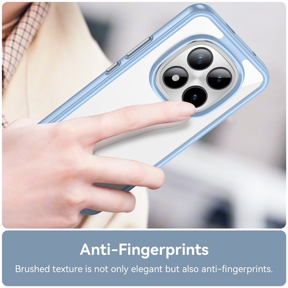 Gélový obal s pevným chrbtom na Xiaomi Redmi Note 15 Pro+ 5G - modrý