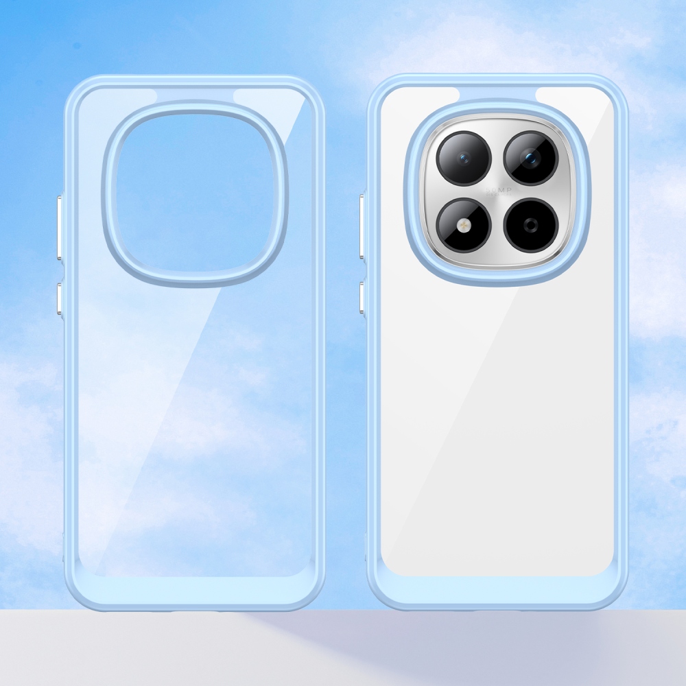 Gélový obal s pevným chrbtom na Xiaomi Redmi Note 15 Pro 5G - modrý