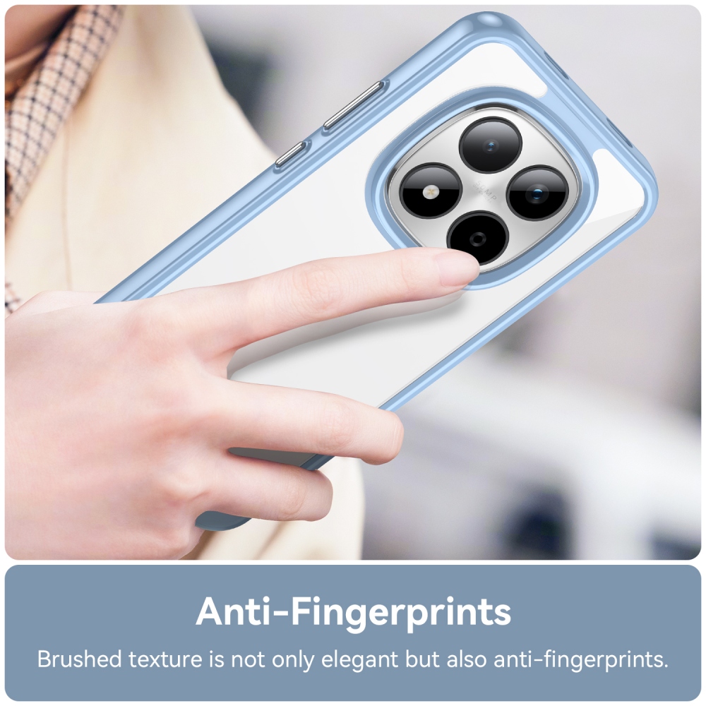 Gélový obal s pevným chrbtom na Xiaomi Redmi Note 15 Pro 5G - modrý