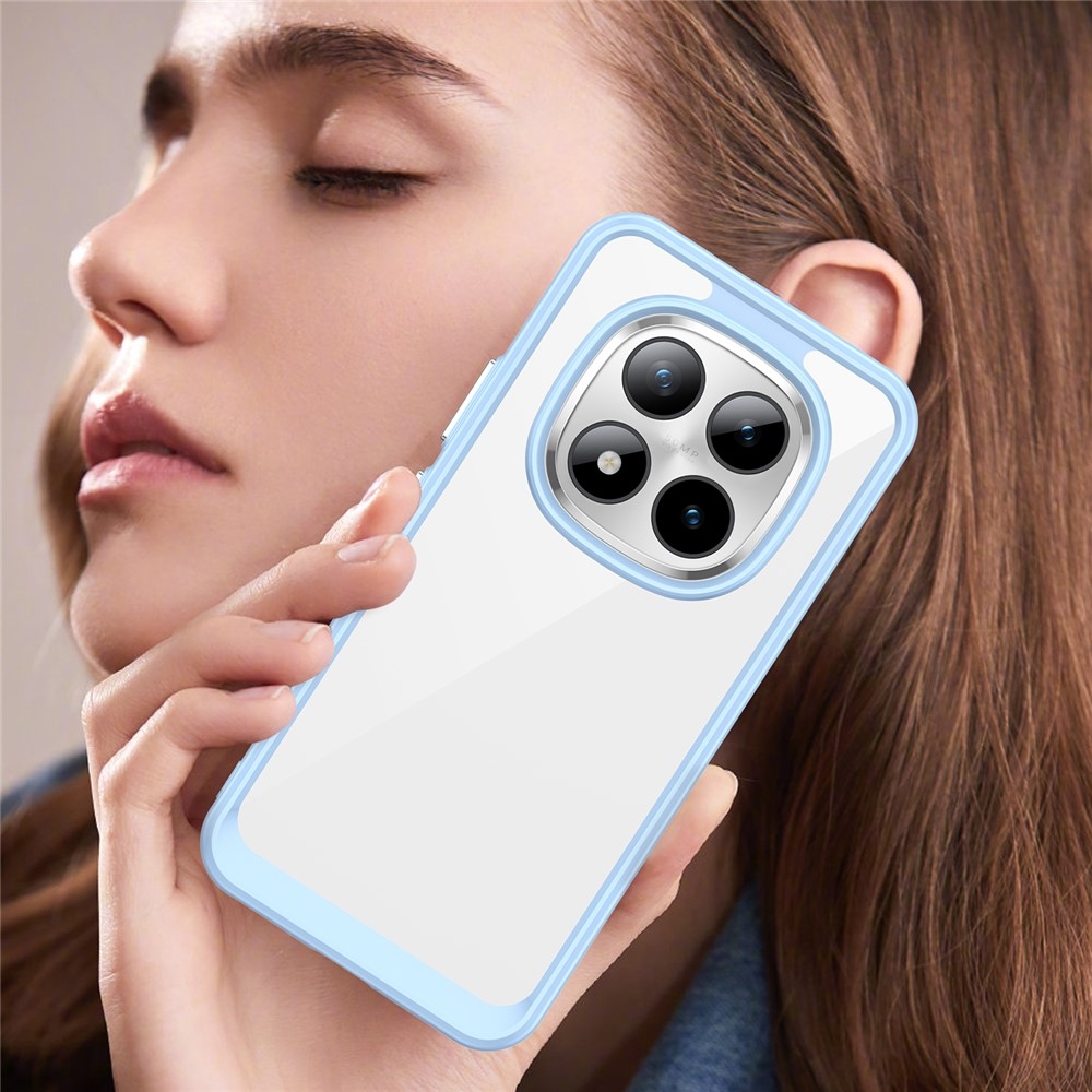 Gélový obal s pevným chrbtom na Xiaomi Redmi Note 15 Pro+ 5G - modrý