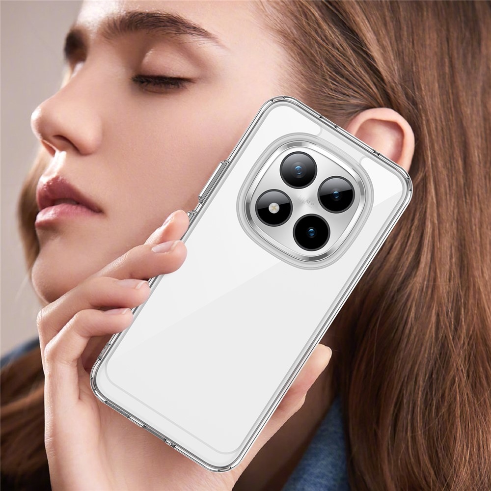 Gélový obal s pevným chrbtom na Xiaomi Redmi Note 15 Pro+ 5G - priehľadný