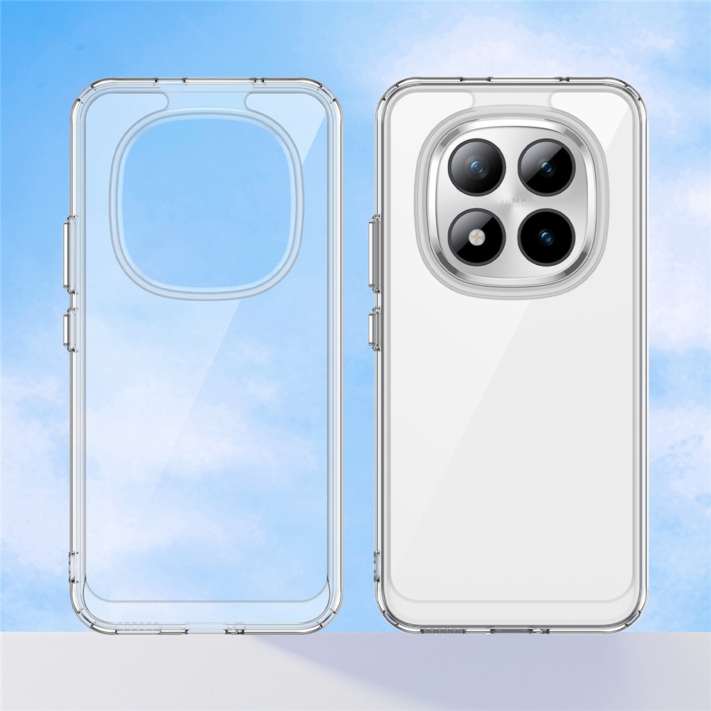 Gélový obal s pevným chrbtom na Xiaomi Redmi Note 15 Pro+ 5G - priehľadný