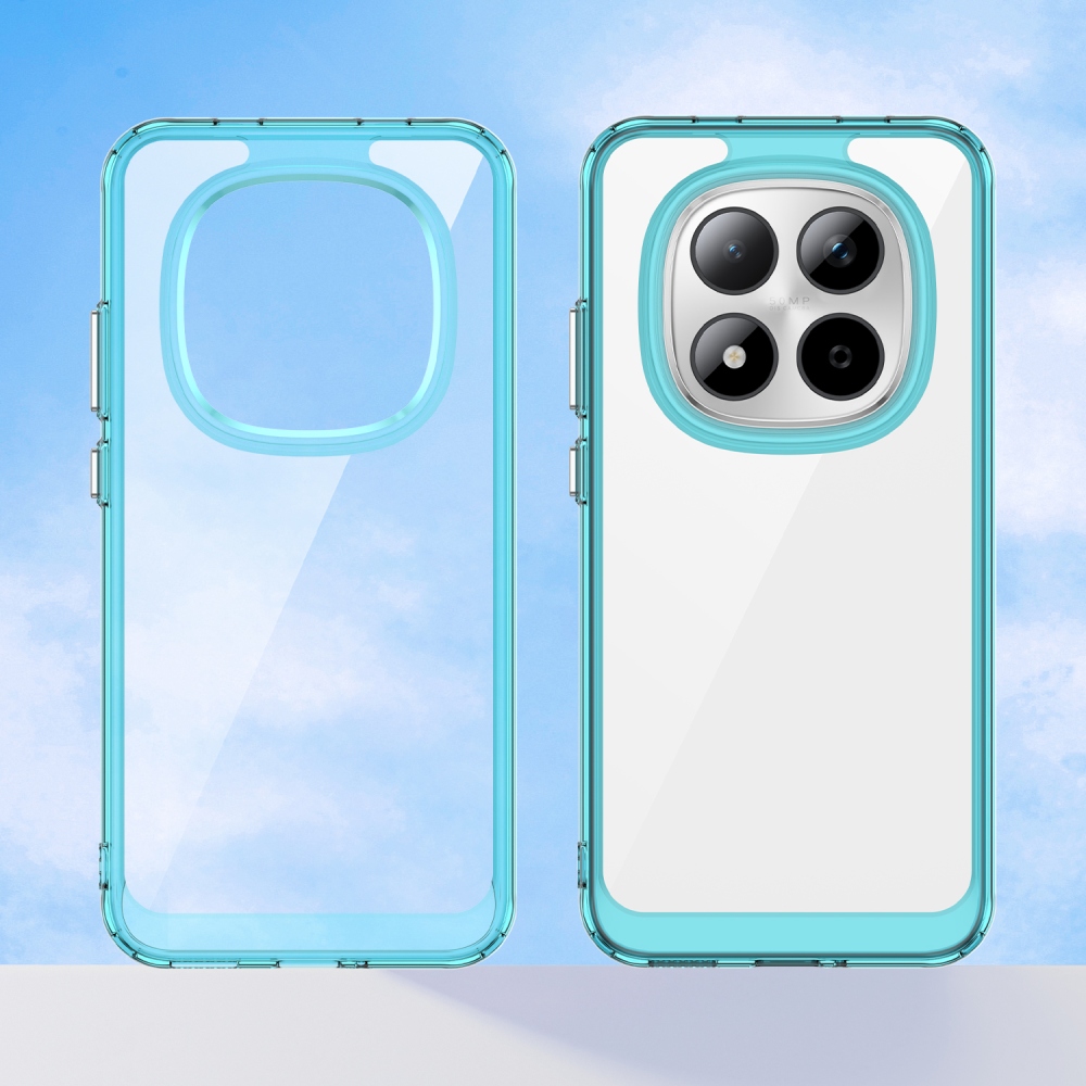 Gélový obal s pevným chrbtom na Xiaomi Redmi Note 15 Pro 5G - svetlomodrý