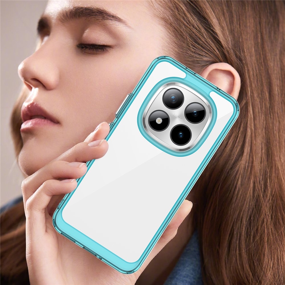 Gélový obal s pevným chrbtom na Xiaomi Redmi Note 15 Pro+ 5G - svetlomodrý