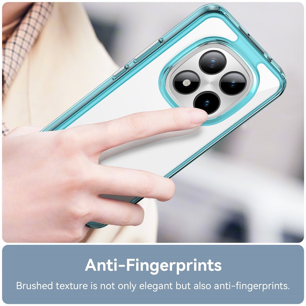 Gélový obal s pevným chrbtom na Xiaomi Redmi Note 15 Pro+ 5G - svetlomodrý