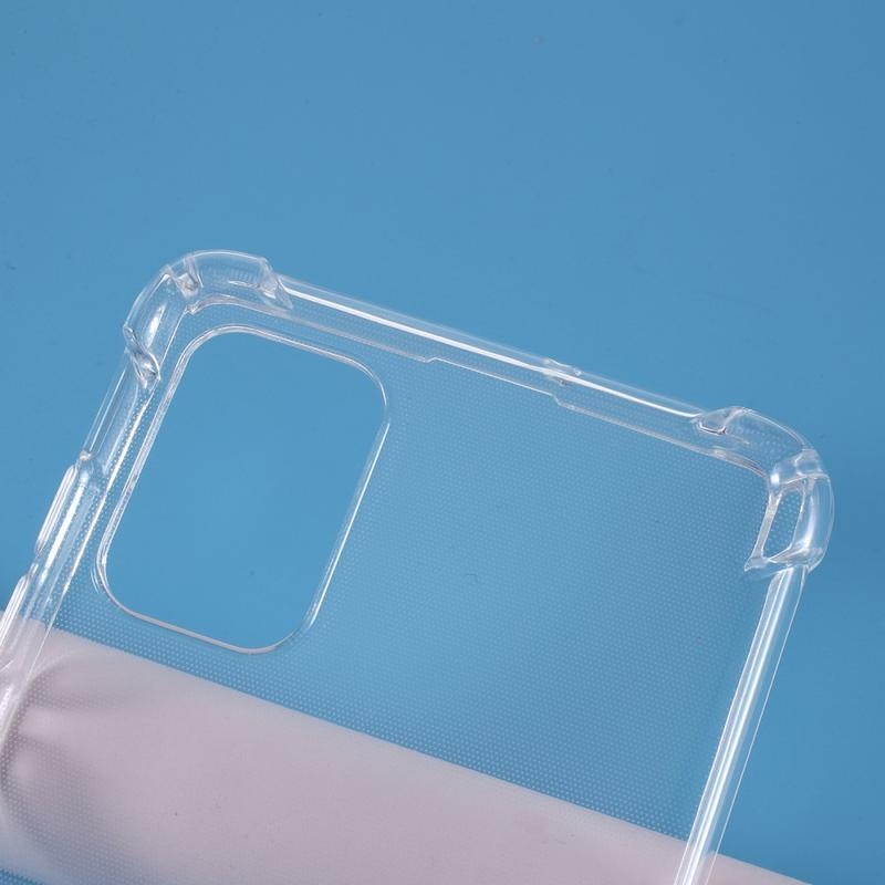 Gélový obal s vystuženými rohmi na mobil Samsung Galaxy A71 - transparentná