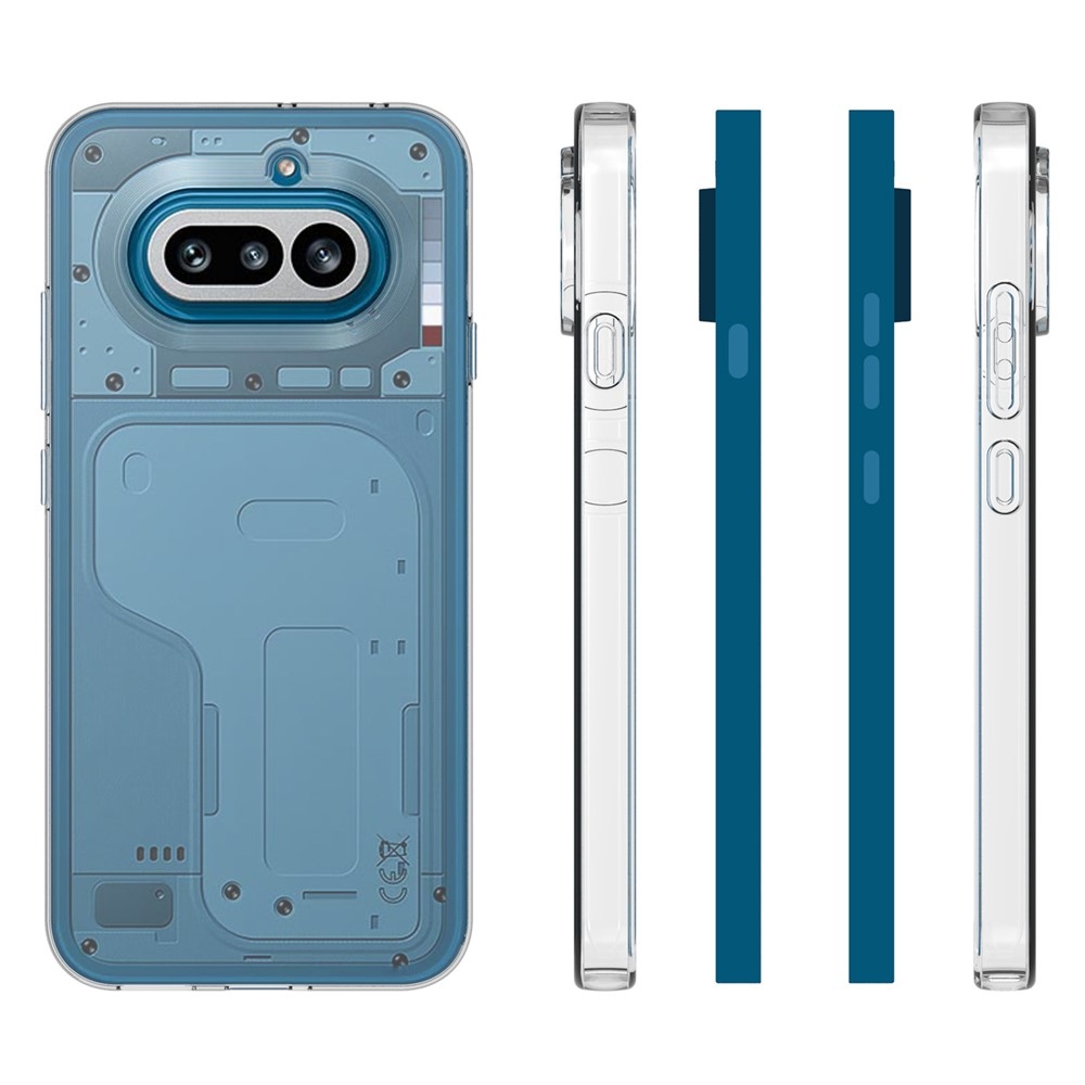 Gélový priehľadný obal pre mobil Nothing Phone (4a) - priehľadný