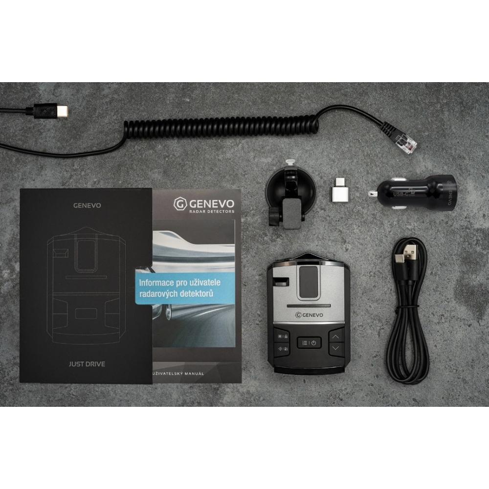 Prenosný radarový detektor Genevo MAX