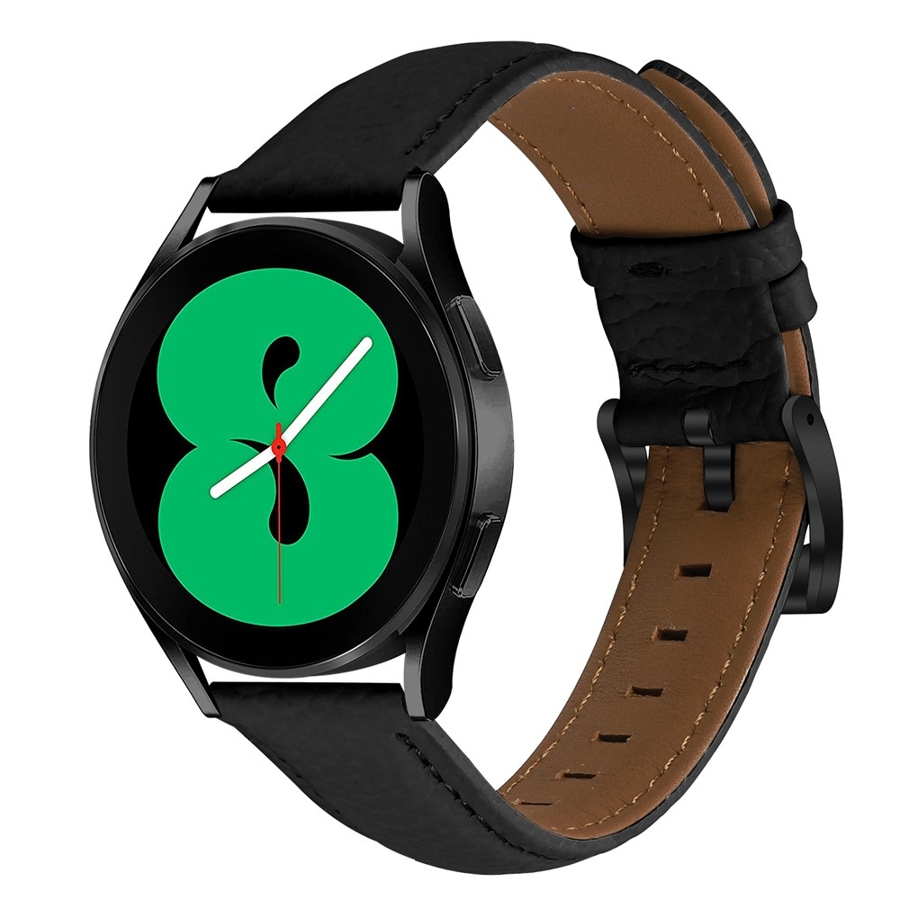 Genu kožený remienok na Amazfit Active 2 Square/Active 2 - čierny