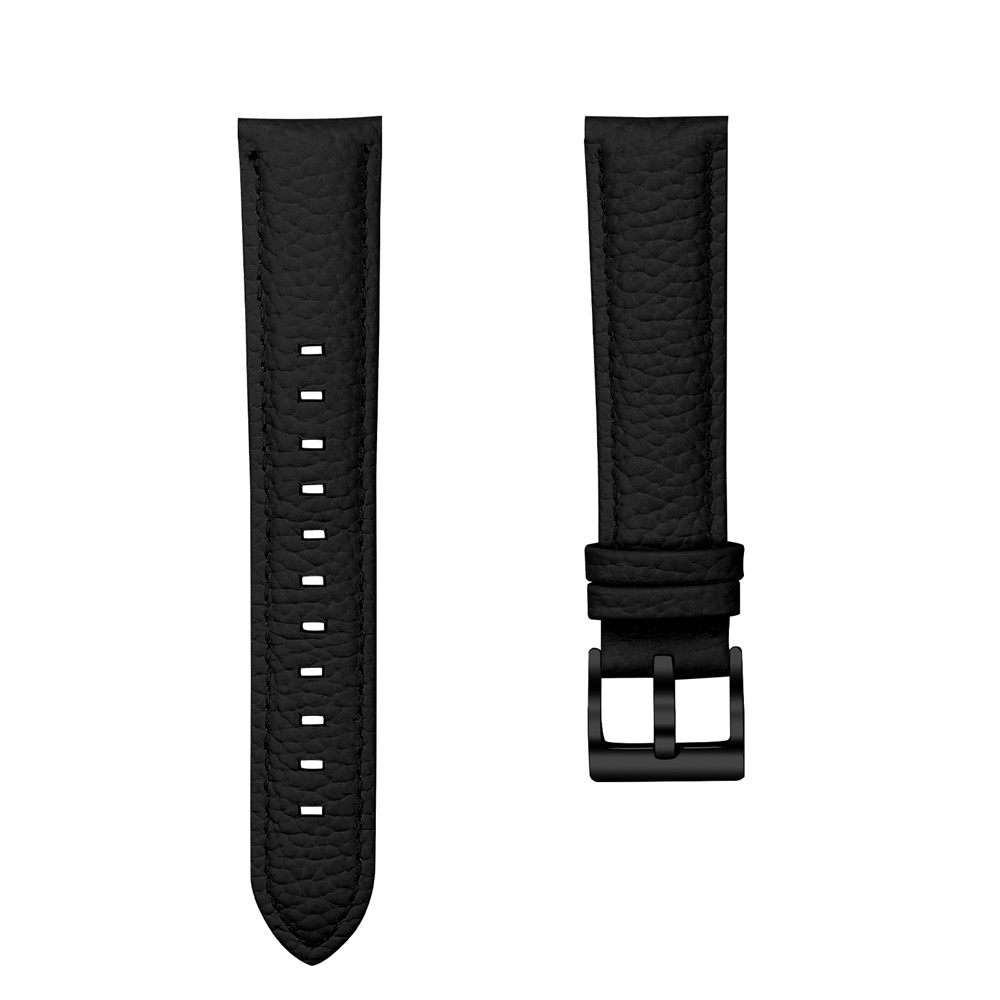 Genu kožený remienok na Amazfit Active 2 Square/Active 2 - čierny