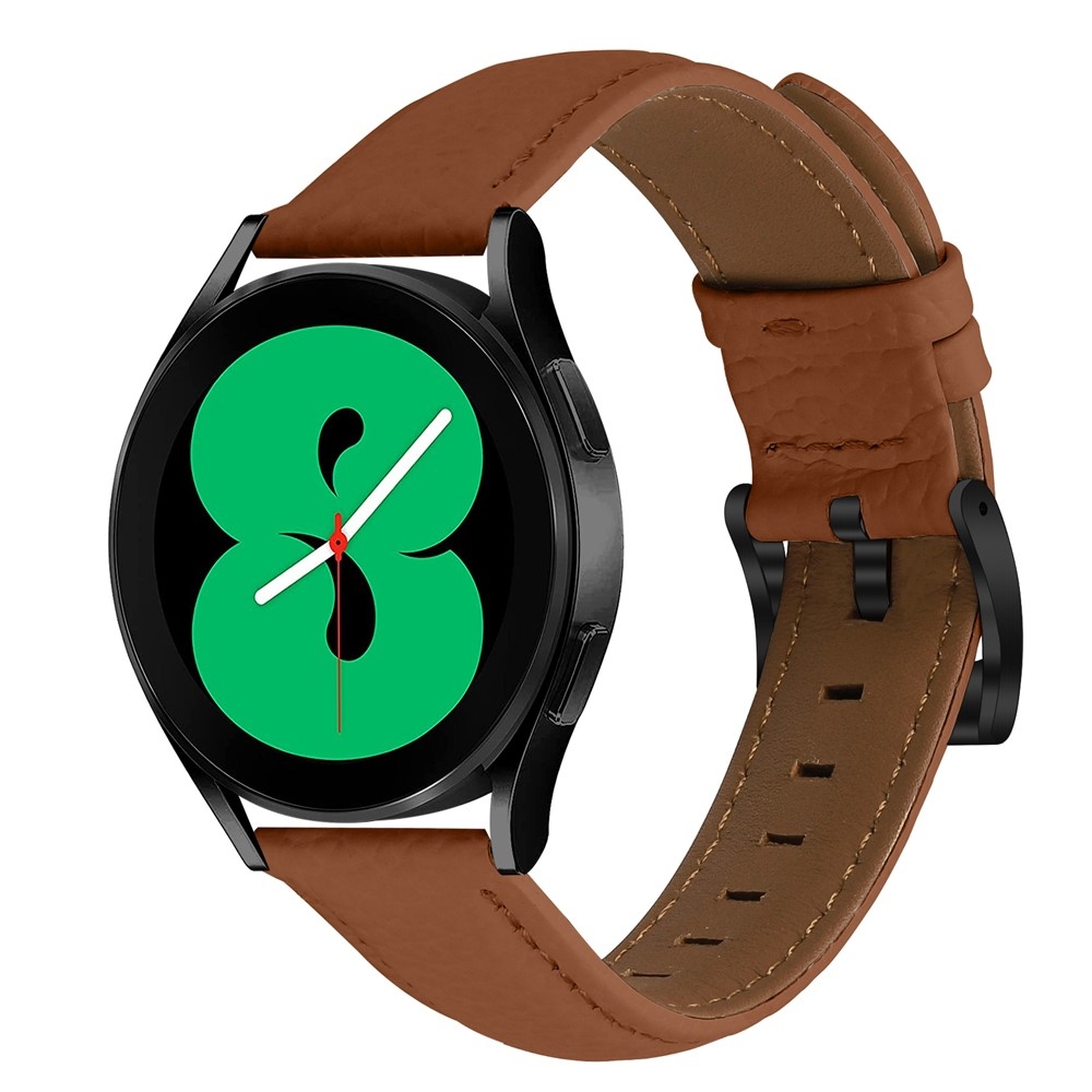 Genu kožený remienok na Amazfit Active 2 Square/Active 2 - hnedý