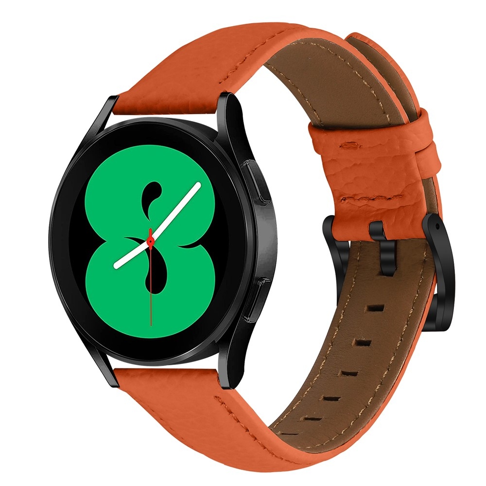Genu kožený remienok na Amazfit Active 2 Square/Active 2 - oranžový