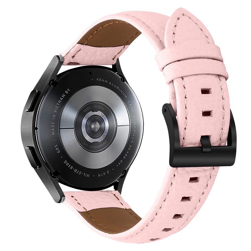 Genu kožený remienok na Amazfit Active 2 Square/Active 2 - ružový