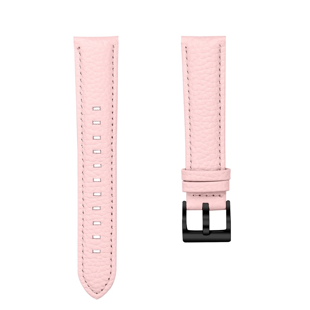 Genu kožený remienok na Amazfit Active 2 Square/Active 2 - ružový