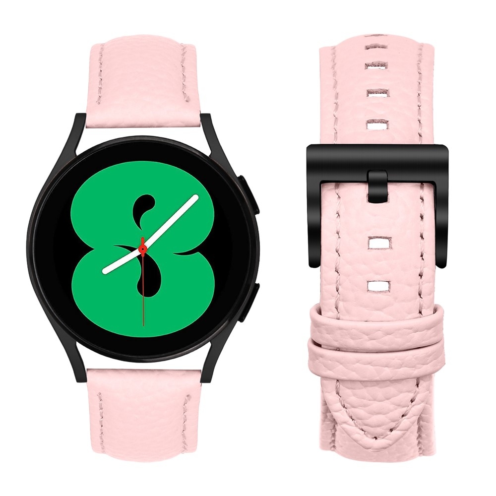 Genu kožený remienok na Amazfit Active 2 Square/Active 2 - ružový