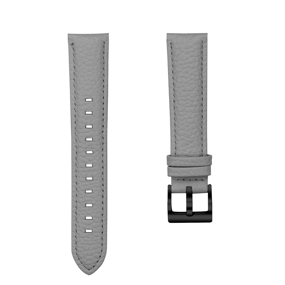 Genu kožený remienok na Amazfit Active 2 Square/Active 2 - šedý