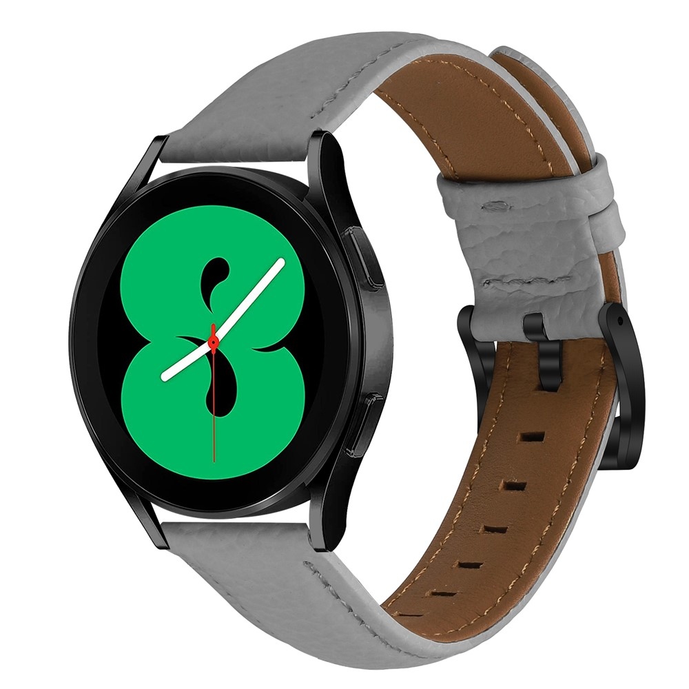 Genu kožený remienok na Amazfit Active 2 Square/Active 2 - šedý
