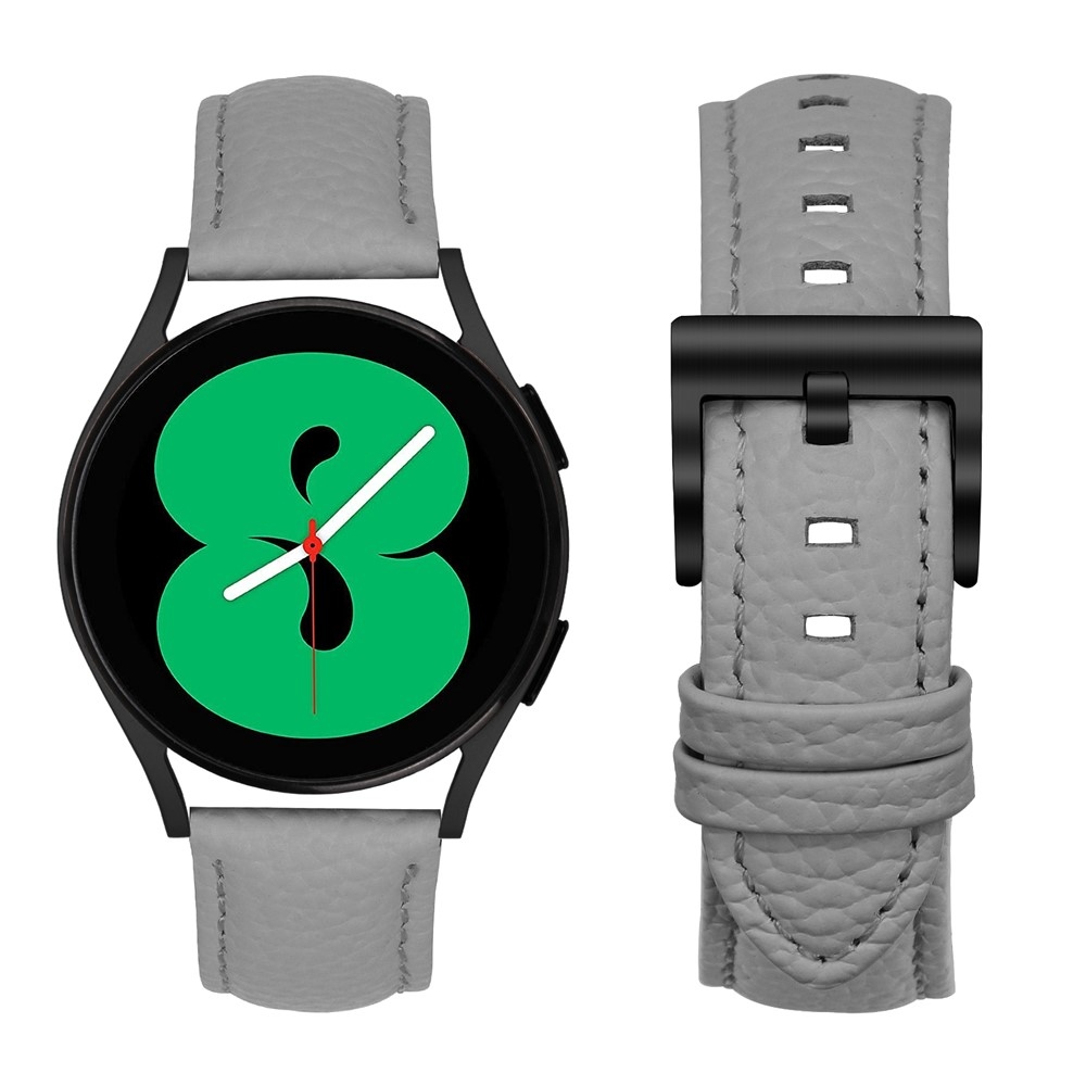 Genu kožený remienok na Amazfit Active 2 Square/Active 2 - šedý