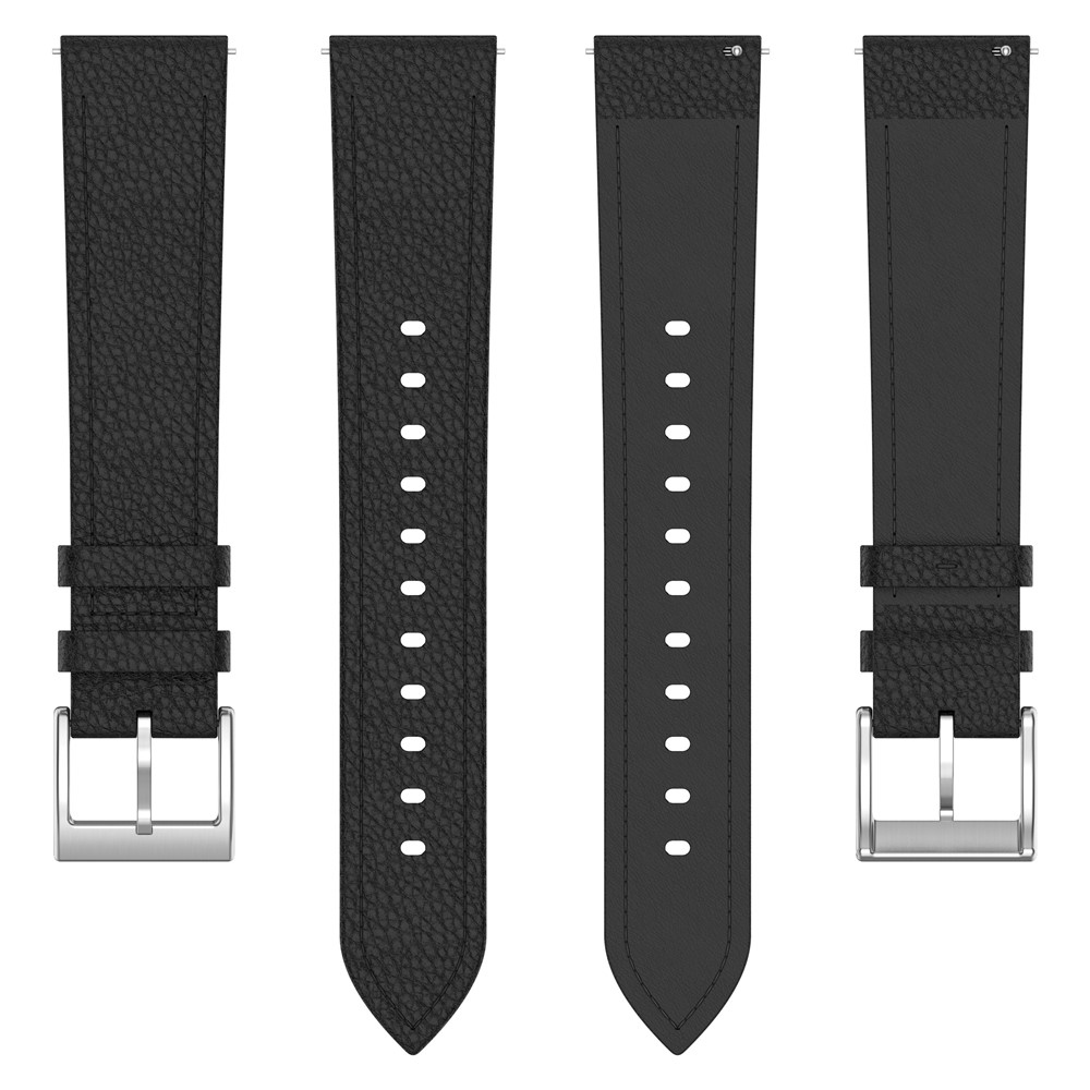 Génu kožený remienok na Amazfit Balance 3/Bip Max - svetlohnedý