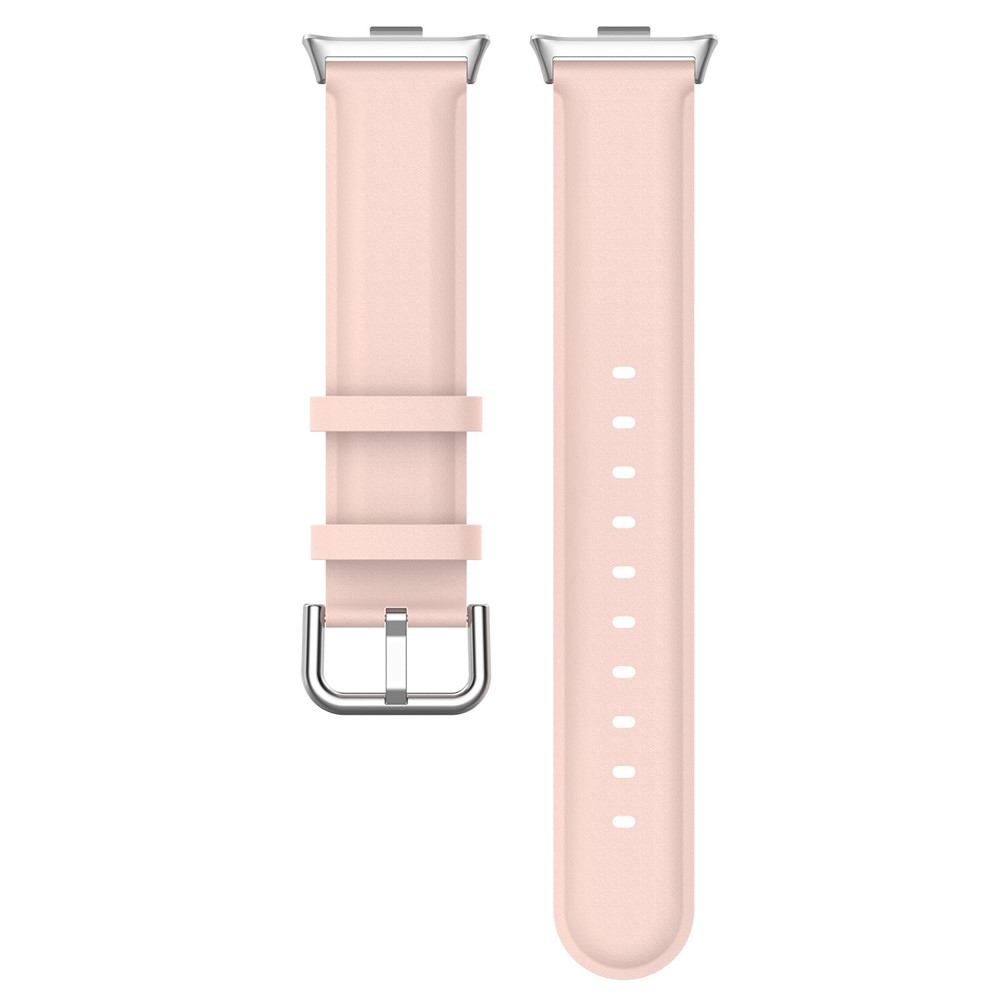 Genu kožený remienok na Xiaomi Smart Band 10 Pro/9 Pro/8 Pro/Redmi Watch 6/5/4 - ružový