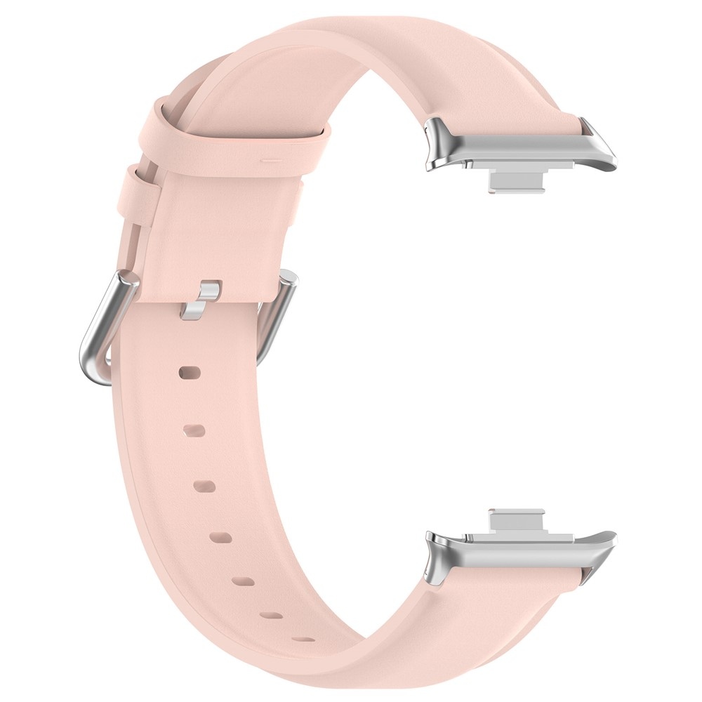 Genu kožený remienok na Xiaomi Smart Band 10 Pro/9 Pro/8 Pro/Redmi Watch 6/5/4 - ružový