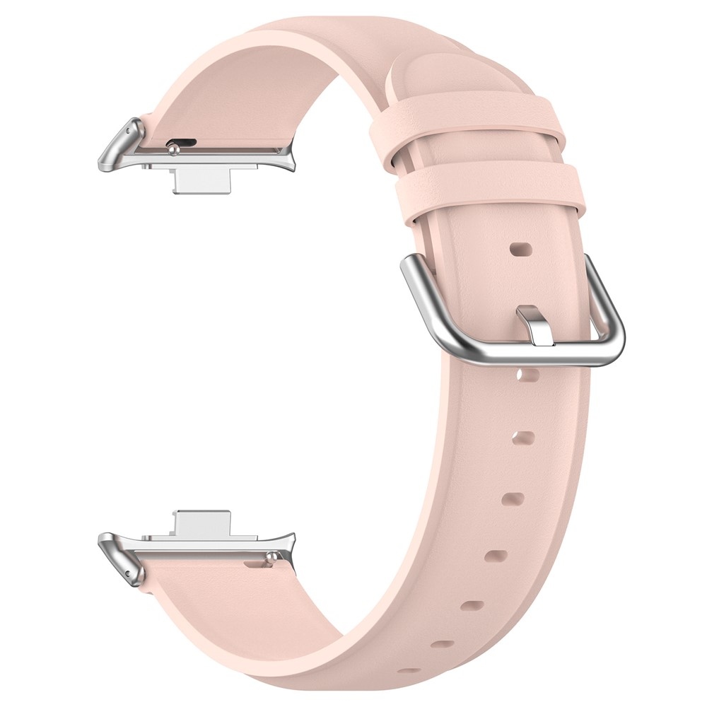 Genu kožený remienok na Xiaomi Smart Band 10 Pro/9 Pro/8 Pro/Redmi Watch 6/5/4 - ružový