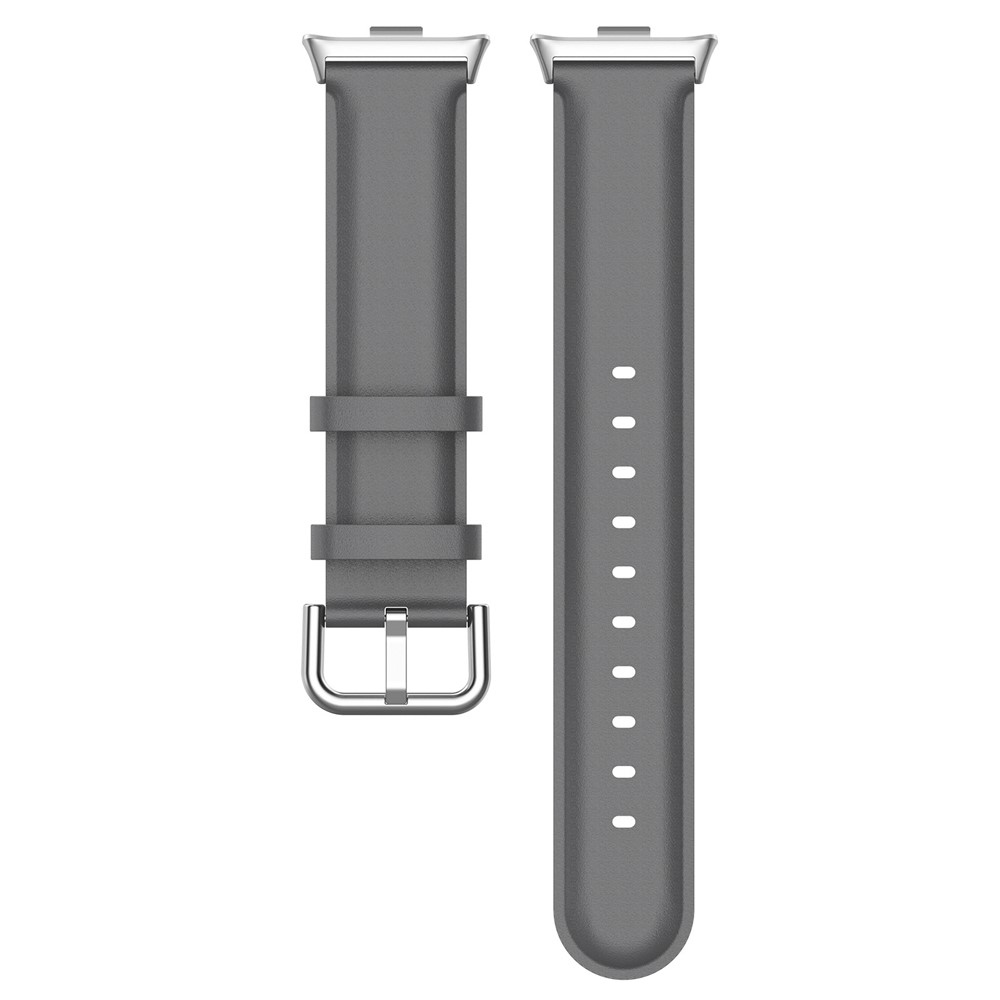 Genu kožený remienok na Xiaomi Smart Band 10 Pro/9 Pro/8 Pro/Redmi Watch 6/5/4 - šedý