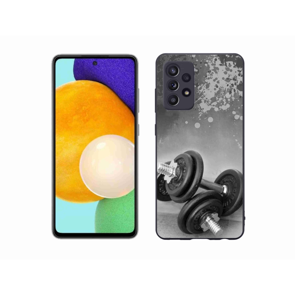 Gélový kryt mmCase na Samsung Galaxy A52s 5G - činky 1