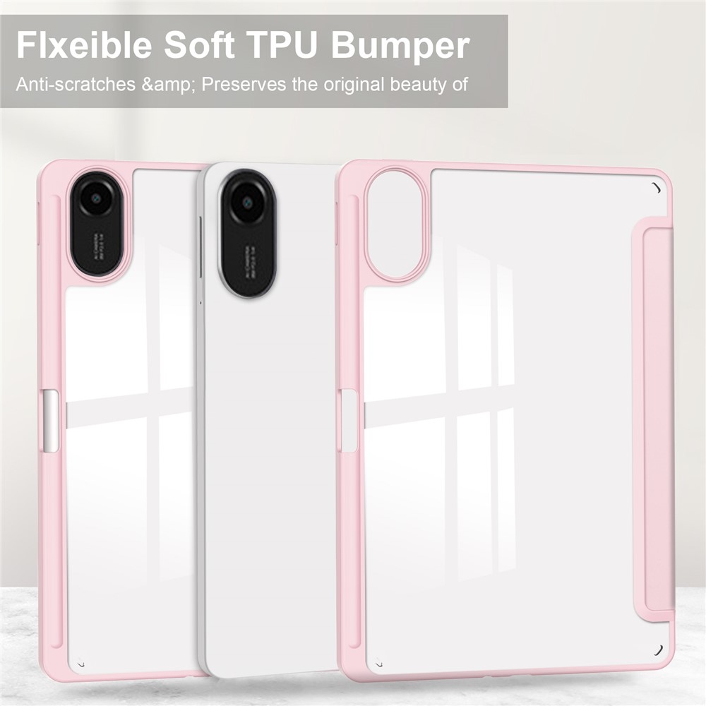 Case chytré zatváracie púzdro na tablet Xiaomi Redmi Pad 2 - ružové