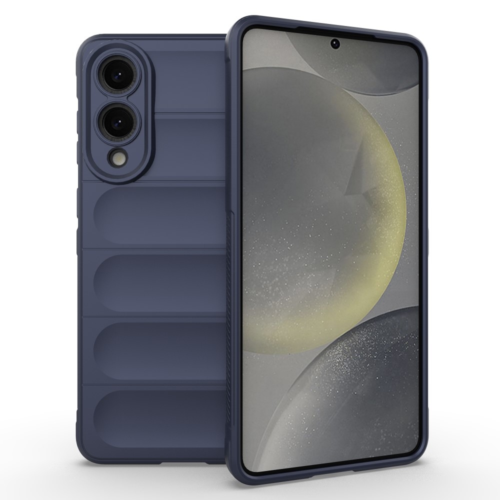 Rugg odolný gélový obal na Samsung Galaxy S25 Edge - tmavomodrý