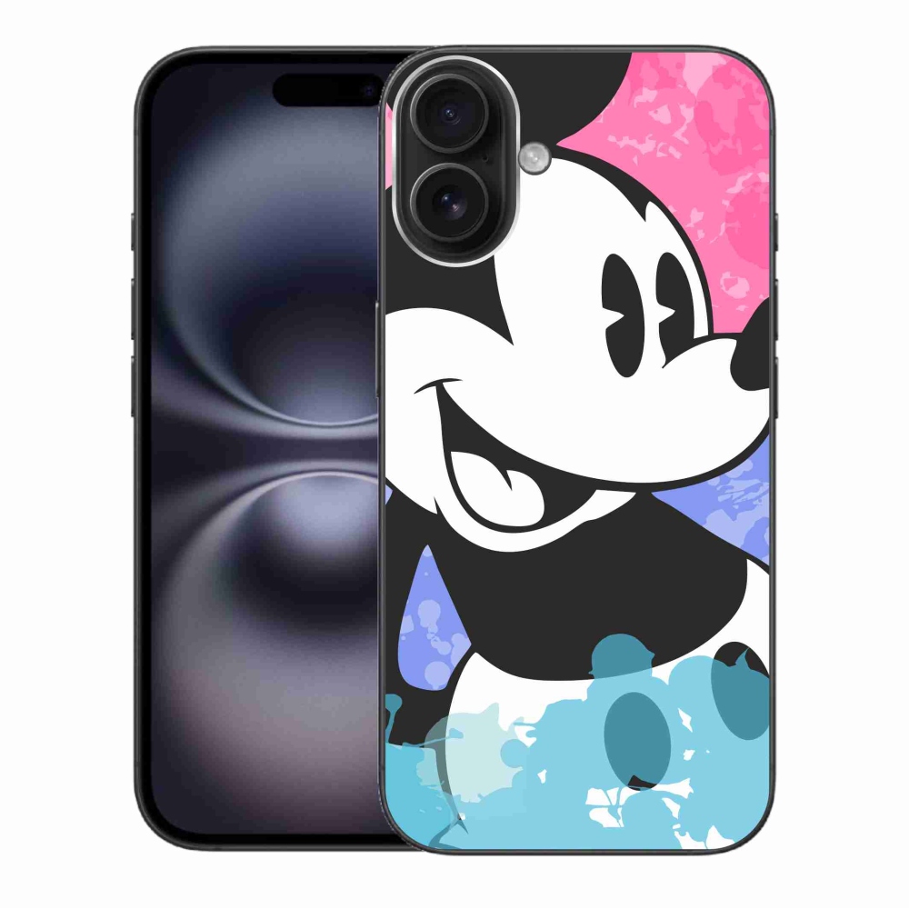 Gélový kryt mmCase na iPhone 16 Plus - mickey mouse