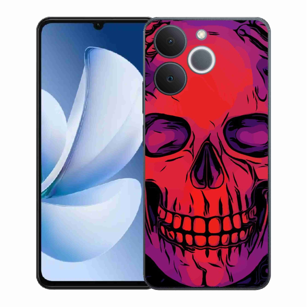 Gélový kryt mmCase na Realme Note 70T - lebka