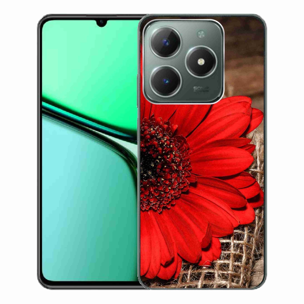 Gélový kryt mmCase na Realme C61 - gerbera