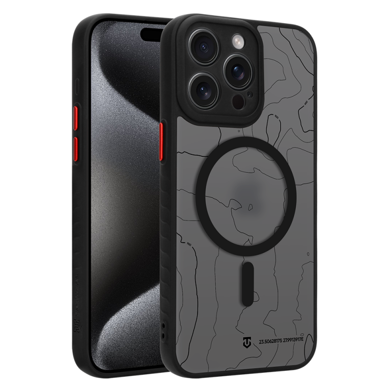 Tactical MagForce Warthog – puzdro pre Apple iPhone 15 Pro Max v farbe Asphalt