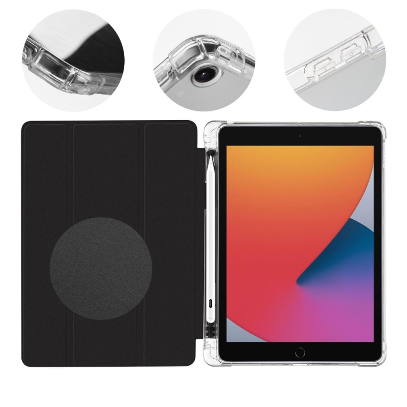 OBAL:ME MistyTab Puzdro pre iPad 10.2 2019/2020/2021 Black