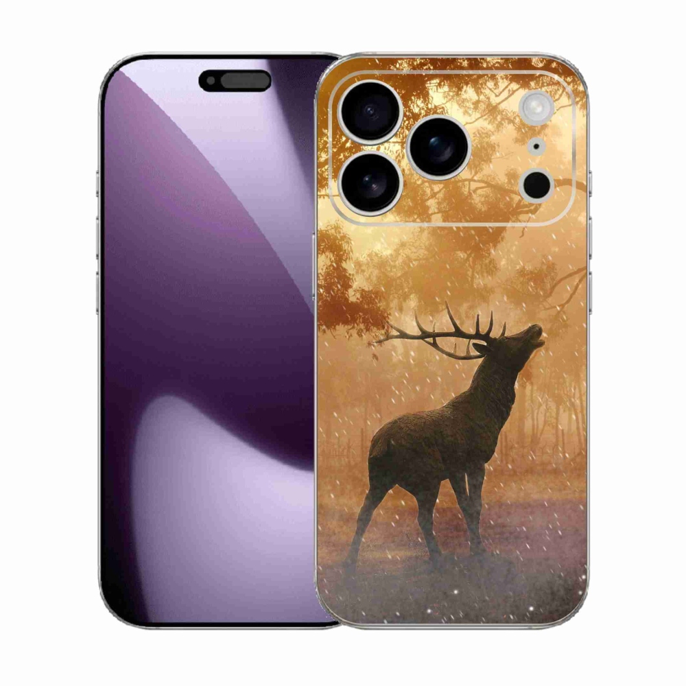 Gélový kryt mmCase na iPhone 17 Pro - jeleň v ruji