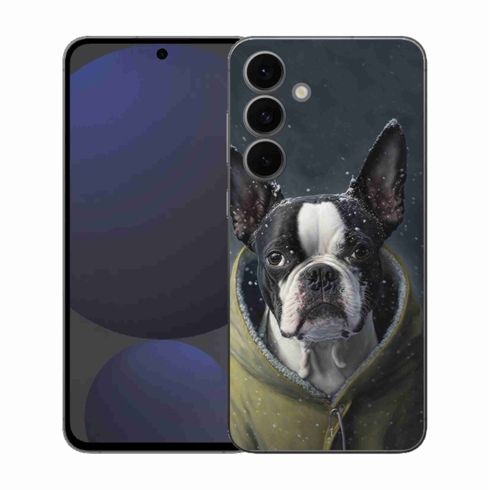Gélový kryt mmCase na Samsung Galaxy S25 FE - buldoček