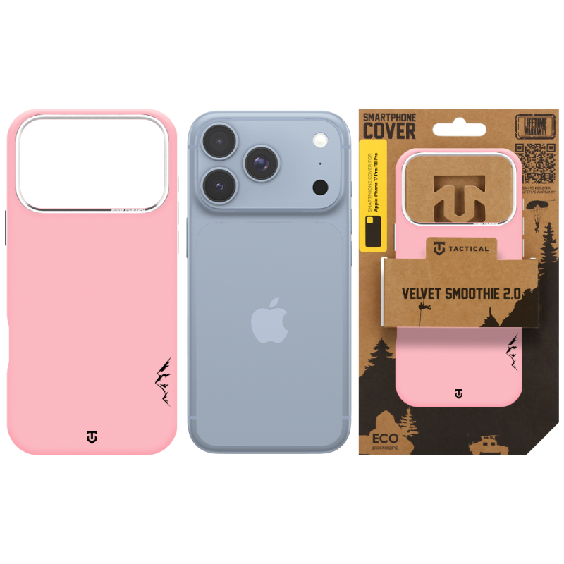 Tactical MagForce Velvet Smoothie 2.0 – puzdro pre Apple iPhone 18 Pro/17 Pro Pink Panther