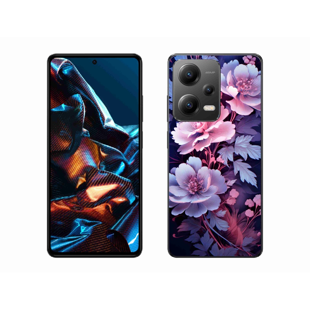 Gélový kryt mmCase na Xiaomi Redmi Note 12 Pro 5G - kvety 11