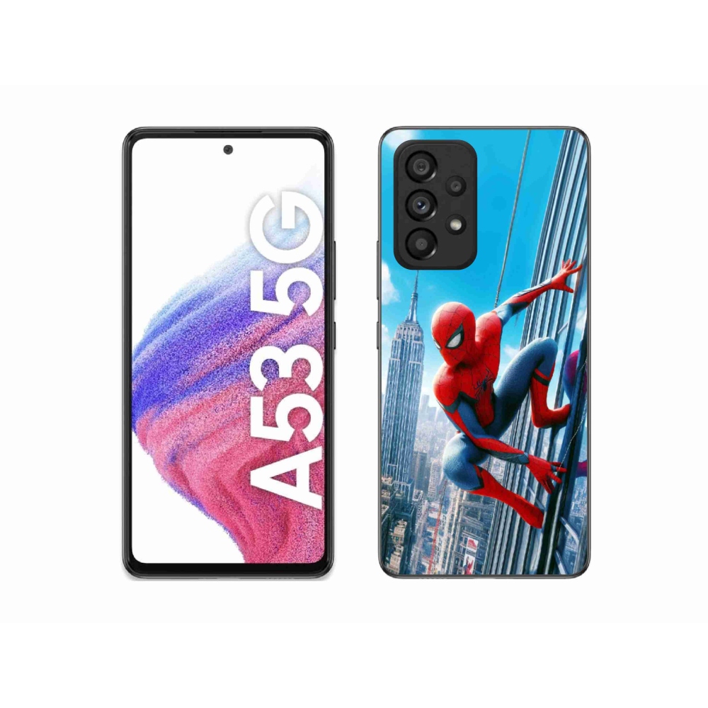 Gélový kryt mmCase na Samsung Galaxy A53 5G - spiderman