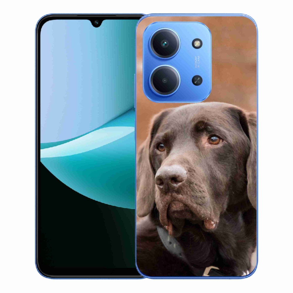 Gélový kryt mmCase na Xiaomi Redmi 15C 4G/5G (173mm) - hnedý labrador