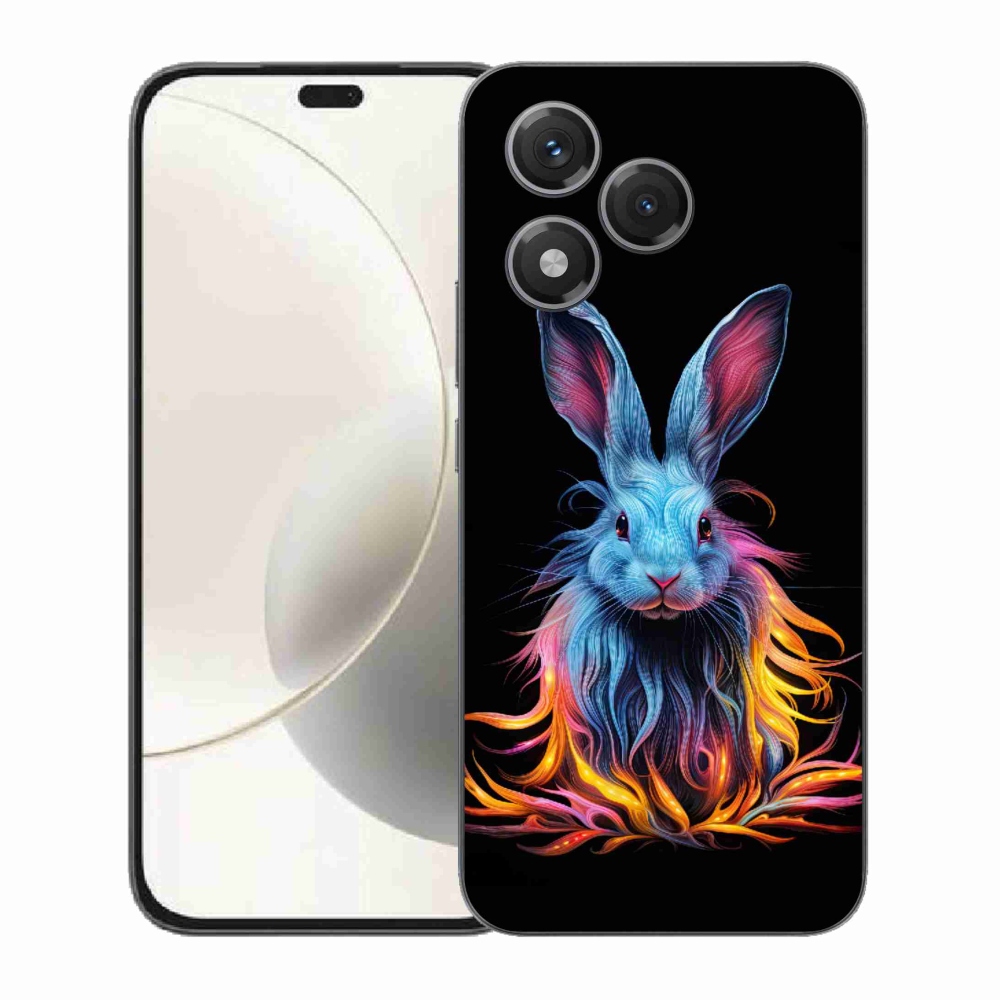Gélový kryt mmCase na Honor 400 Lite - abstraktný zajac