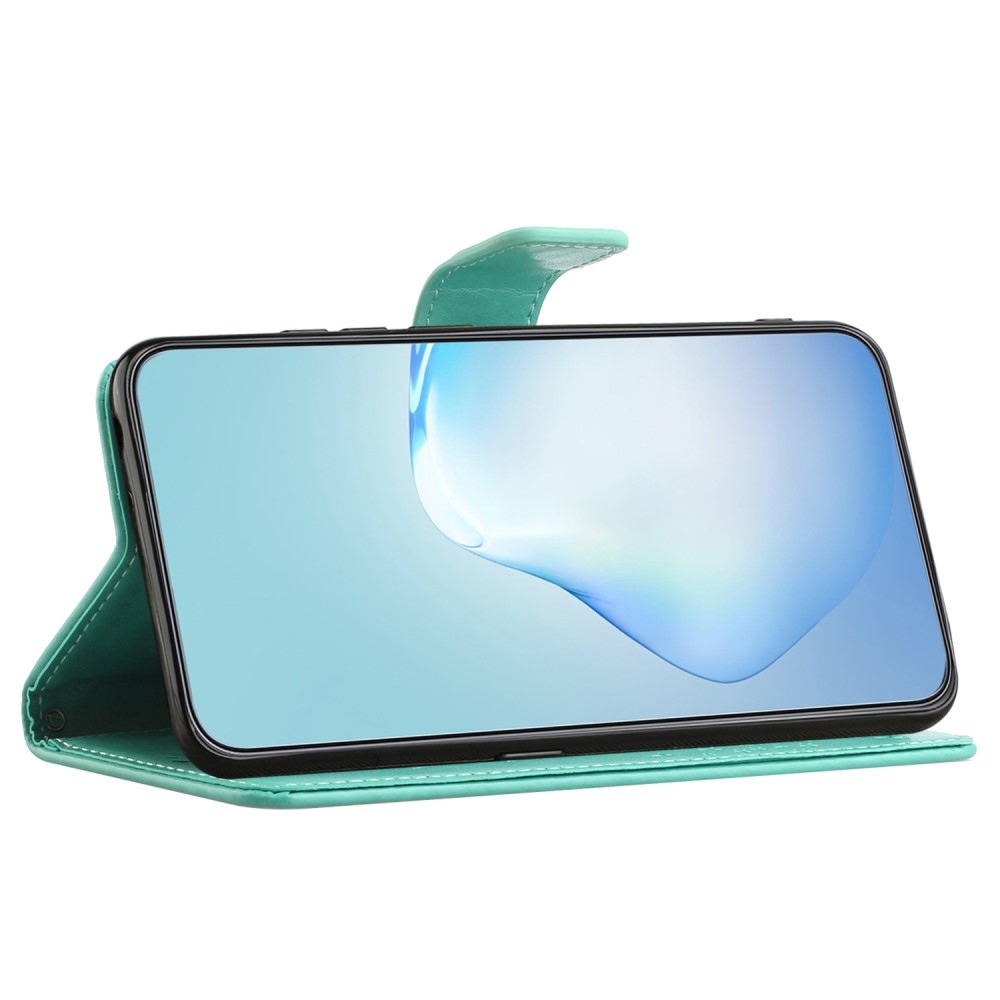 Tree knižkové púzdro na Samsung Galaxy A55 5G - modrozelené