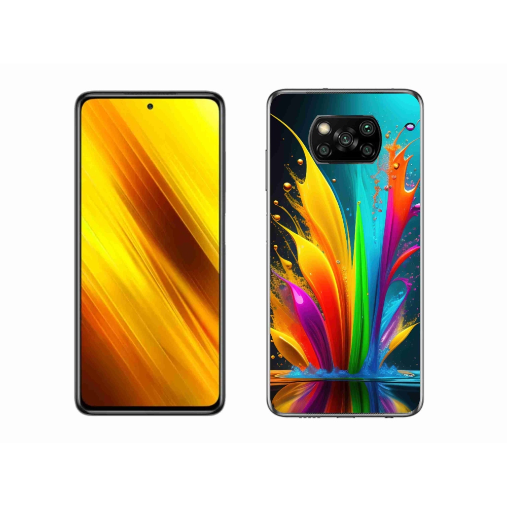 Gélový kryt mmCase na Xiaomi Poco X3 - abstraktný motív 1