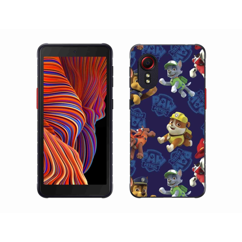 Gélový kryt mmCase na Samsung Galaxy Xcover 5 - labková patrola 1