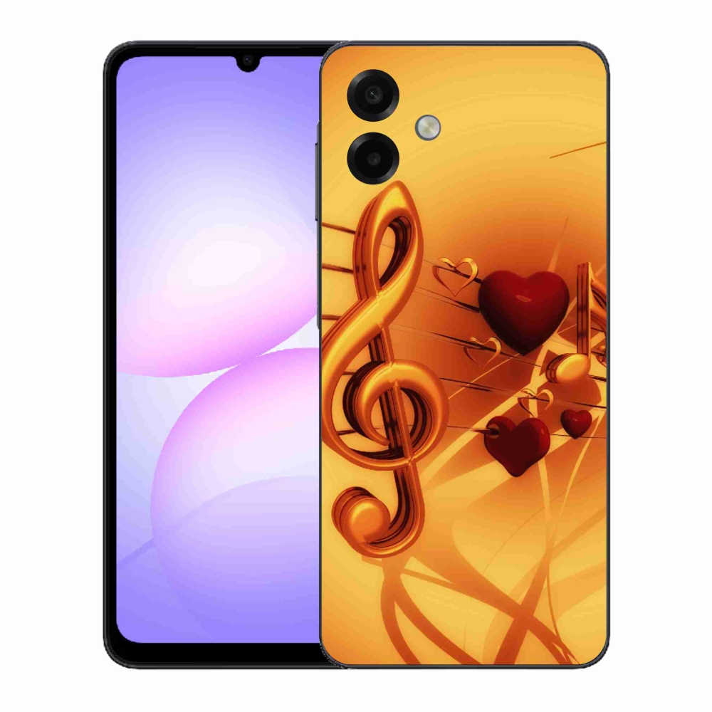 Gélový kryt mmCase na Samsung Galaxy A07 4G - noty