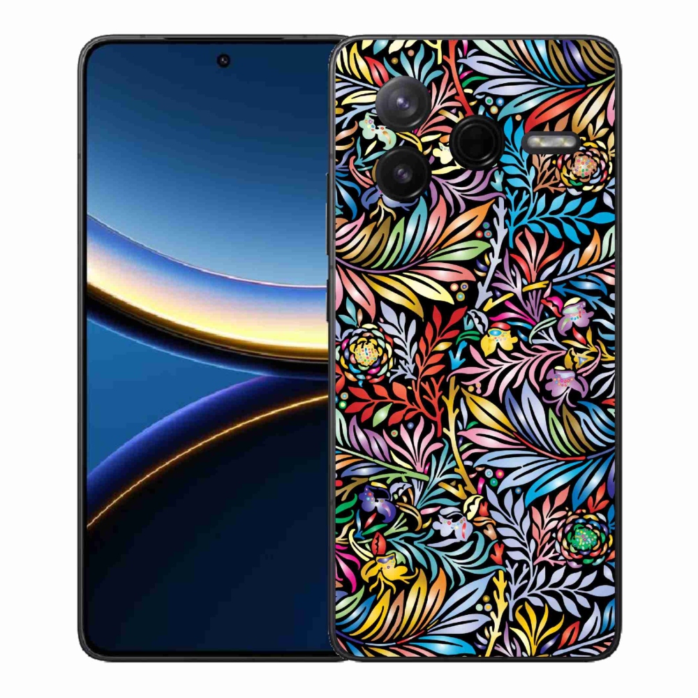 Gélový kryt mmCase na Xiaomi Poco F7 Pro - kvety 5