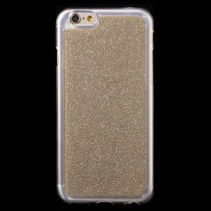 Glitter trblietavé púzdro na iPhone 6 a 6s - zlaté